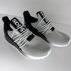 Adidas Lite Racer Adapt 7.0 Cloudfoam SlipOn Sneaker Men's 11.5 Black White Grey